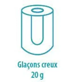 Machine à Glaçons à Palettes Gamme QUASAR 48 kg/24h- ITV