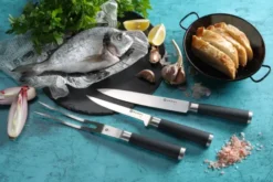Mallette de couteaux 9 pièces Noir 445x260x(H)65 mm - Hendi