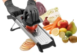 Mandoline 50 - Acier Inox - 5 accessoires - Bartscher