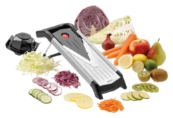 Mandoline 50 - Acier Inox - 5 accessoires - Bartscher