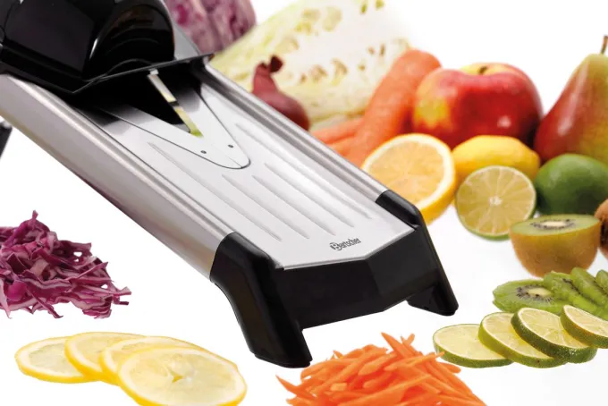 Mandoline 50 - Acier Inox - 5 accessoires - Bartscher