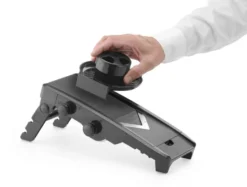 Mandoline en V - Avec Poussoir - 5 Lames Inox - Hendi