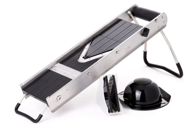 Mandoline en V - Inox - Tranches et Juliennes - Hendi