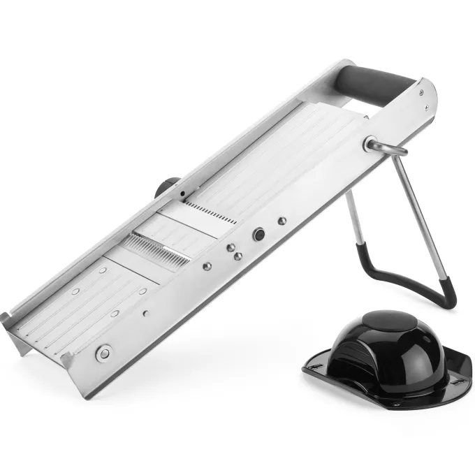 Mandoline Professionnelle Inox - Bloc Poussoir - Pujadas