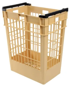 MANNE A PAIN AJOUREE EN POLYPROPYLENE JAUNE 180L-L2G