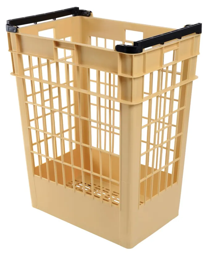 MANNE A PAIN AJOUREE EN POLYPROPYLENE JAUNE 180L-L2G