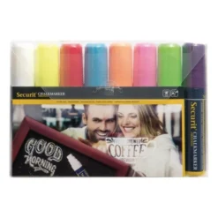 Marqueurs Craie Illumigraph 15 mm - Lot de 8 - Securit