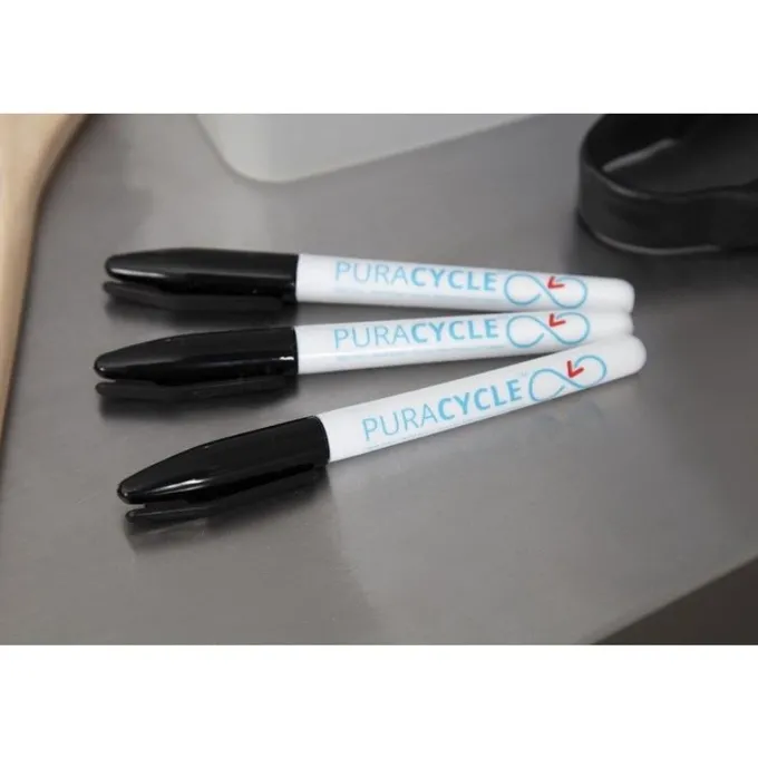 Marqueurs Noirs Alimentaires Permanents - Lot de 3 - Puracycle