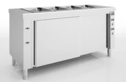 Meuble Bain-Marie Sec Inox Réserve Chaude 1600 x 700 mm - Eratos