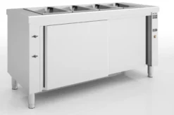 Meuble Bain-Marie Ventilé Inox Réserve Neutre 1600 x 700 mm - Eratos