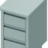 Meuble Bas Cuisine Inox Adossée - 3 Tiroirs - Gamme 700 - Stalgast