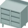 Meuble Bas Inox Avec Dosseret - 6 Tiroirs - Profondeur 600 - Stalgast