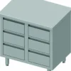 Meuble Bas Inox Avec 6 Tiroirs - Profondeur 600 - Stalgast