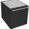 MEUBLE CAISSE NEUTRE PLATEAU INOX EP.12/10-L2G