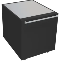 MEUBLE CAISSE NEUTRE PLATEAU INOX EP.12/10-L2G
