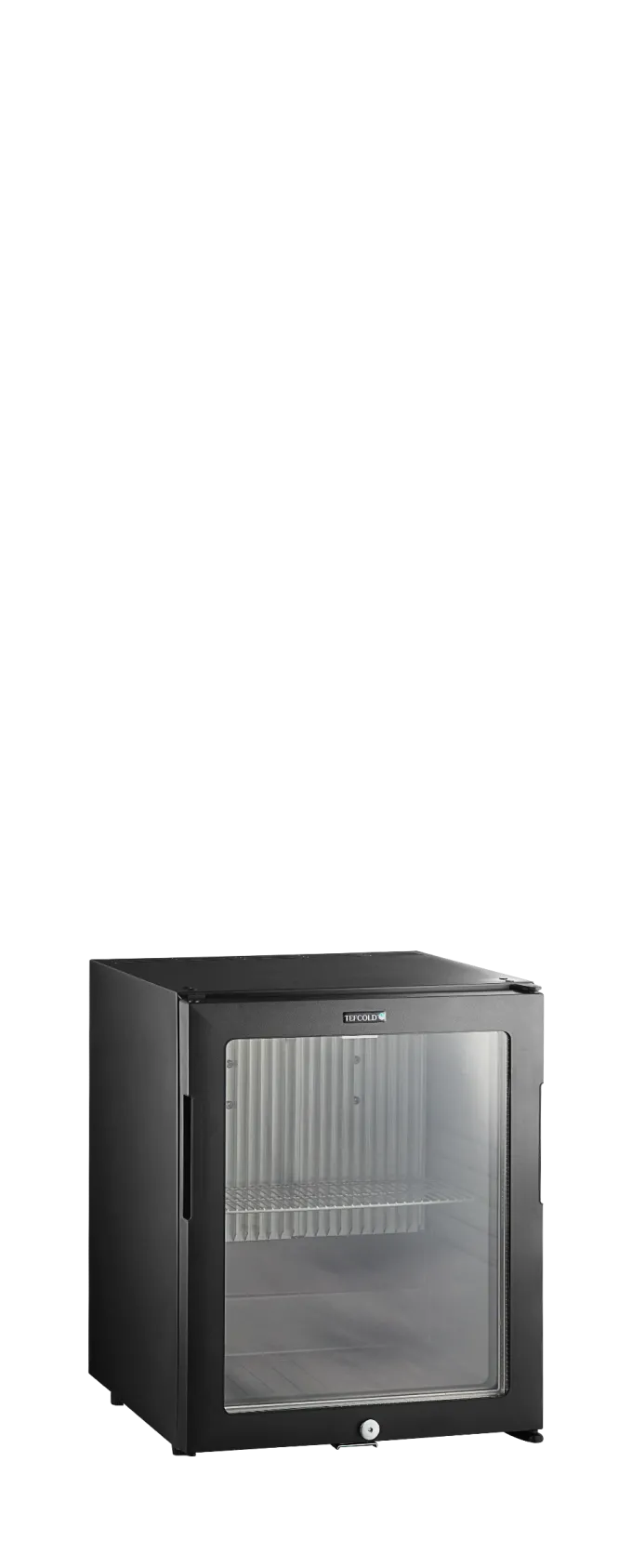 Mini Armoire Réfrigérée Mini-Bar Noir Vitré 26 L - Tefcold