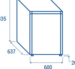 Mini Armoire Réfrigérée Négative QN 200 - 200 Litres - Cool Head