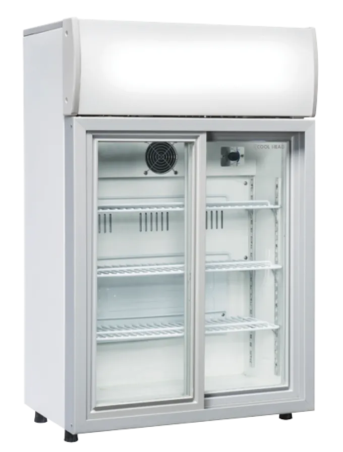Mini Armoire Réfrigérée Professionnelle Vitrée - 85 Litres - Cool Head