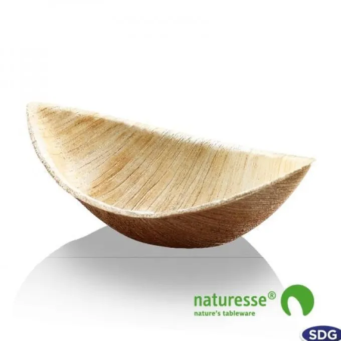 Mini Assiette en Feuille de Palmier - SDG - Lot de 600