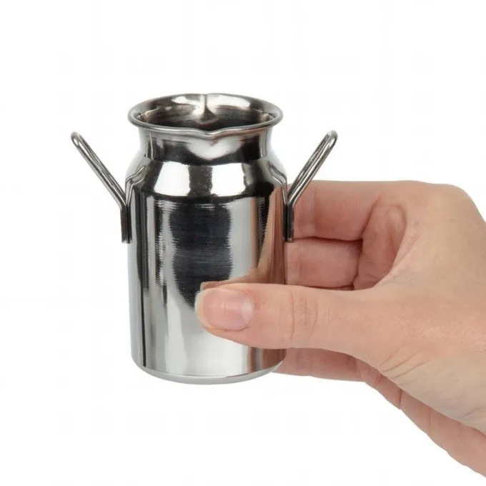 Mini Bidon de Lait Inox - 12 cl - Olympia