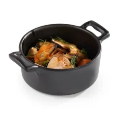 Mini Cocotte Mélamine Noire Ø 9 cm - Pujadas