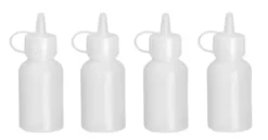 Mini flacon distributeur - set de 4 pièces 0,03L Transparent 30x(H)85 mm - Hendi
