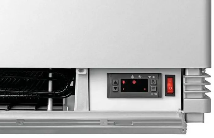 Mini Frigo Vitrine à Poser - 78 Litres Argent - Bartscher