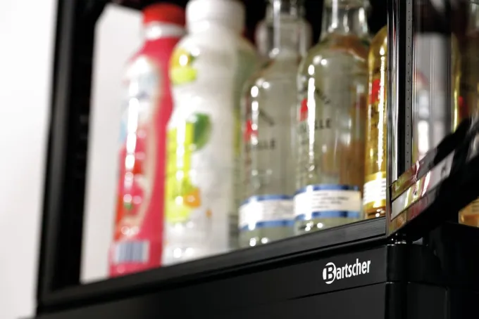 Mini Frigo Vitrine à Poser - Noire 78 L- Bartscher