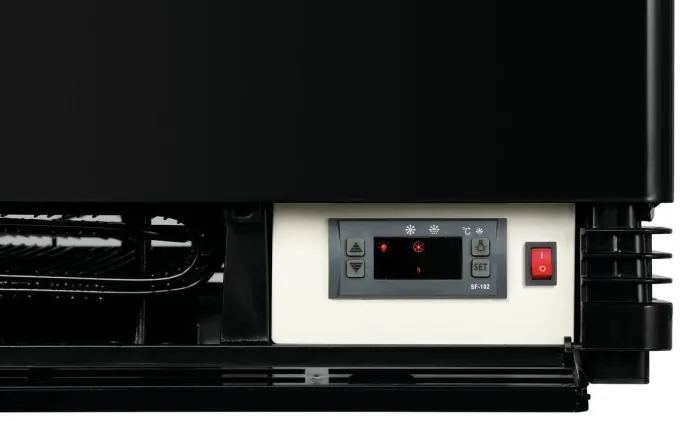 Mini Frigo Vitrine à Poser - Noire 78 L- Bartscher