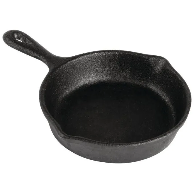 Mini poêle ronde en fonte pour service Olympia - 115 mm