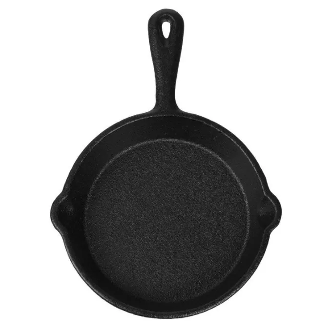 Mini poêle ronde en fonte pour service Olympia - 115 mm