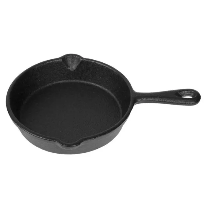 Mini poêle ronde en fonte pour service Olympia - 115 mm