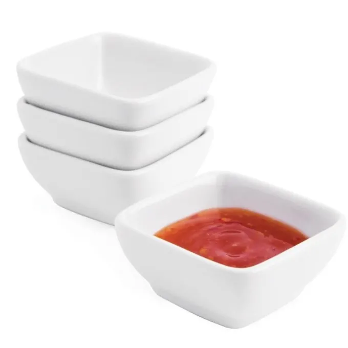 Minis Plats Carrés Arrondis 60mm Lot de 12 Olympia