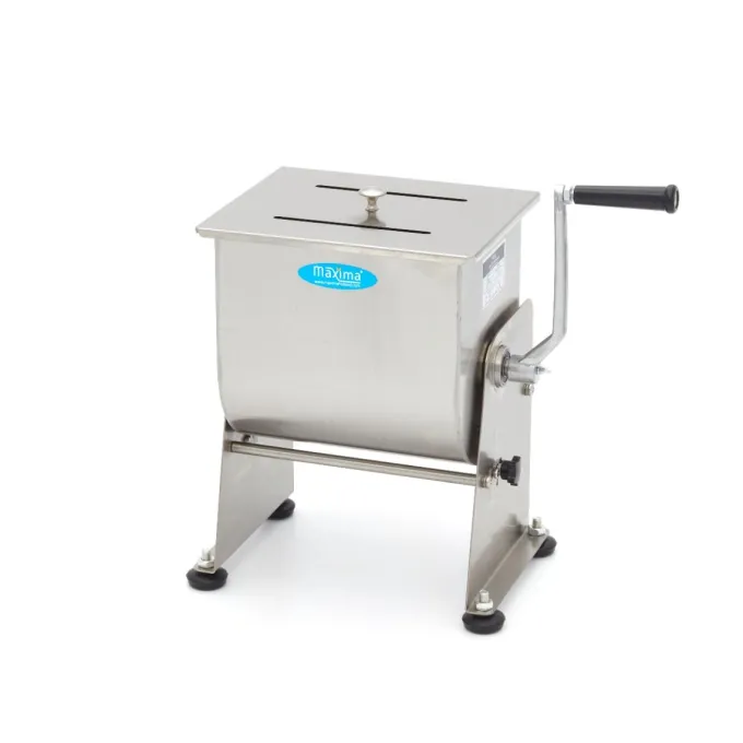 Mélangeur à Viande - 10 L - 7,5 kg Viande - Bol Basculant - Manuel - Maxima