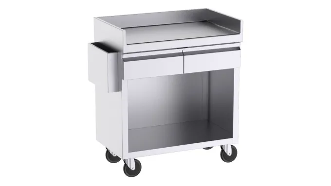 Mobilier d'Appoint pour Terrasse Avec Dosserets Latéraux - 2 Tiroirs - Distform