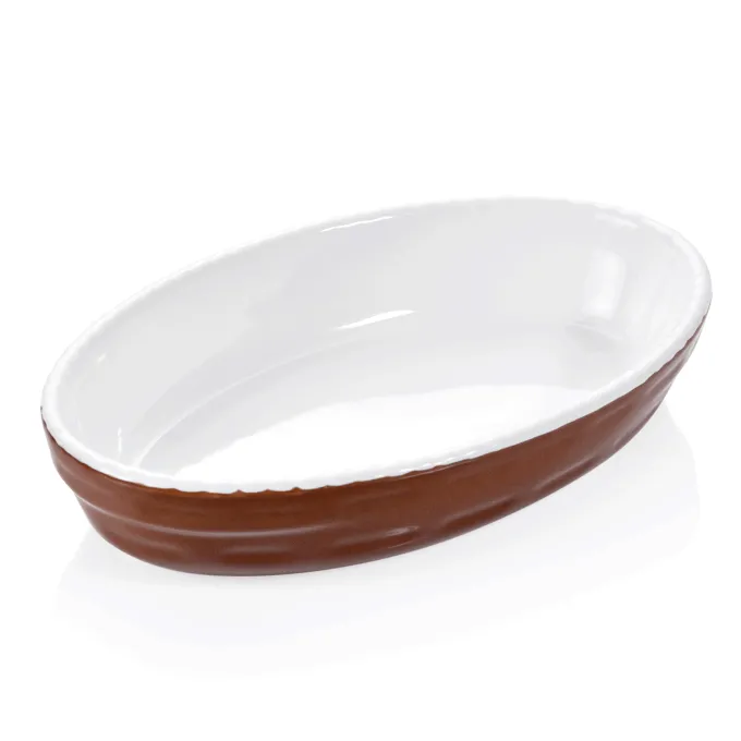 Moule a pâtisserie en Porcelaine brun L 280 mm l 170 mm H 50 mm - Was Germany