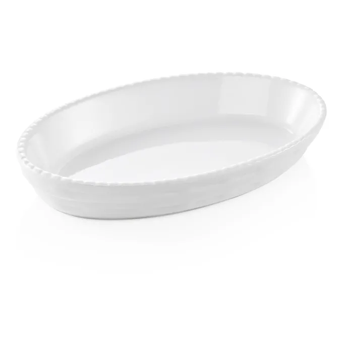 Moule a pâtisserie en Porcelaine blanc L 320 mm l 195 mm H 50 mm - Was Germany