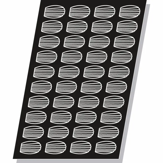 Moule Flexipan® Plaque Silicone 56 Madeleines - Pujadas