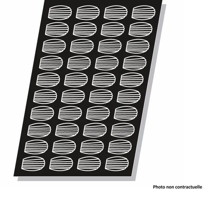 Moule Flexipan® Plaque Silicone 40 Madeleines - Pujadas