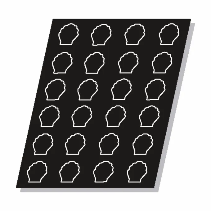 Moule Flexipan® Plaque Silicone 24 Coquilles Saint-Jacques - Pujadas