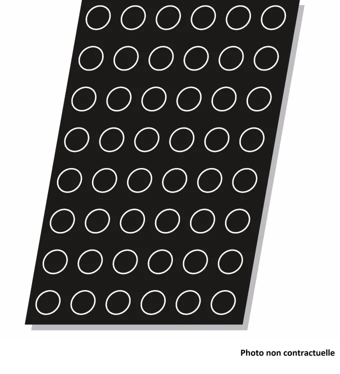 Moule Flexipan® Plaque Silicone 24 Demi-Sphères - Pujadas