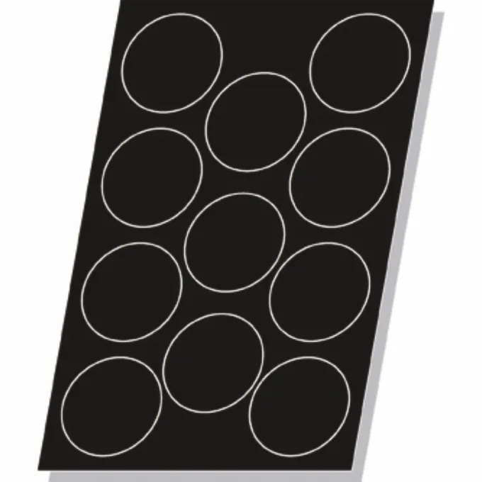 Moule Flexipan® Plaque Silicone 6 Empreintes Rondes - Pujadas