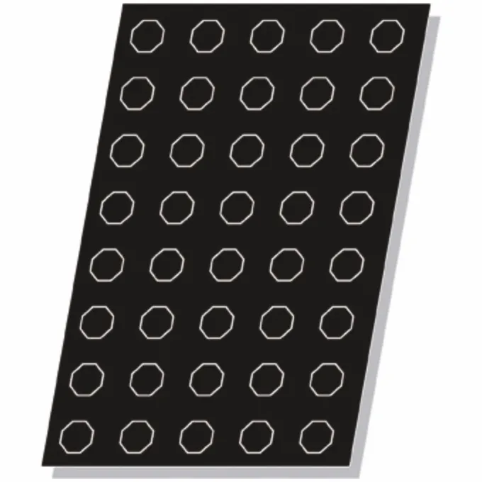 Moule Flexipan® Plaque Silicone 40 Octogones - Pujadas