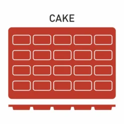 Moule Silicone 20 Cakes 49x26 mm - Pujadas