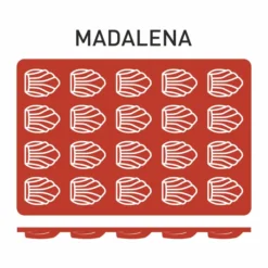 Moule Silicone 20 Madeleines 38x30 mm - Pujadas