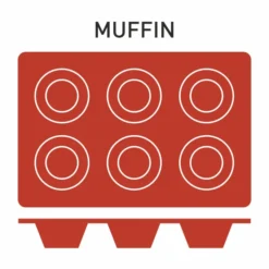 Moule Silicone 6 Muffins Ø 70 mm - Pujadas