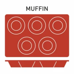 Moule Silicone 5 Muffins Ø 80 mm - Pujadas