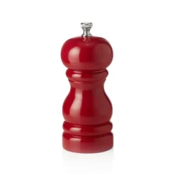 Moulin a sel en Bois rouge H 110 mm Ø 54 mm - Was Germany