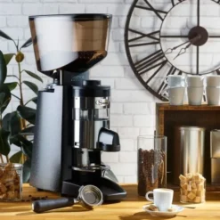 Moulin à Café Espresso Bar Avec Presse Poudre Mobile - Santos