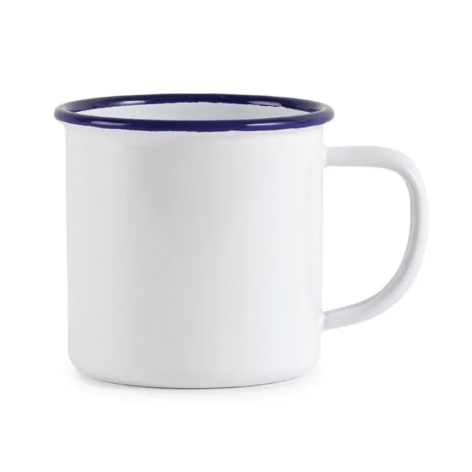 Mug en acier émaillé Olympia - Lot de 6